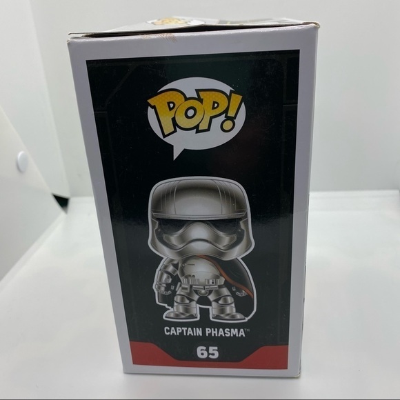 𝅺Funko POP! Disney Star Wars The Last Jedi #65 Captain Phasma Bobble Head New - Picture 6 of 8